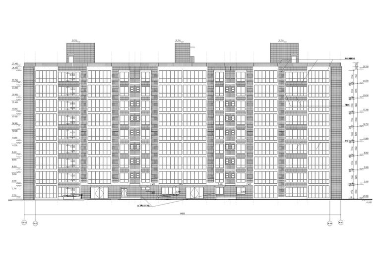 山东小区建筑图资料下载-[山东]德州信誉新湖春天住宅小区施工图