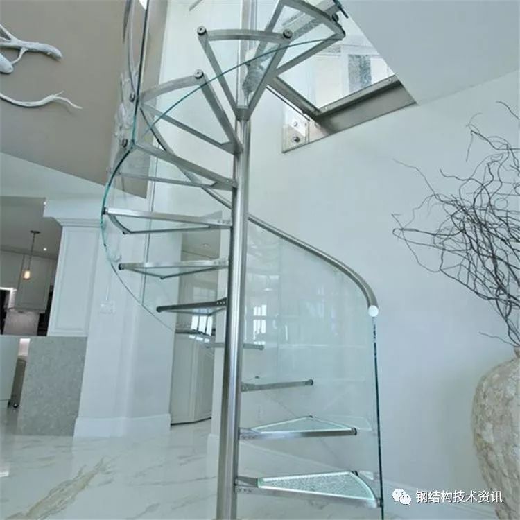 施工楼梯设计资料下载-钢结构螺旋楼梯设计施工