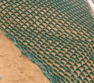 土工格室植草护坡