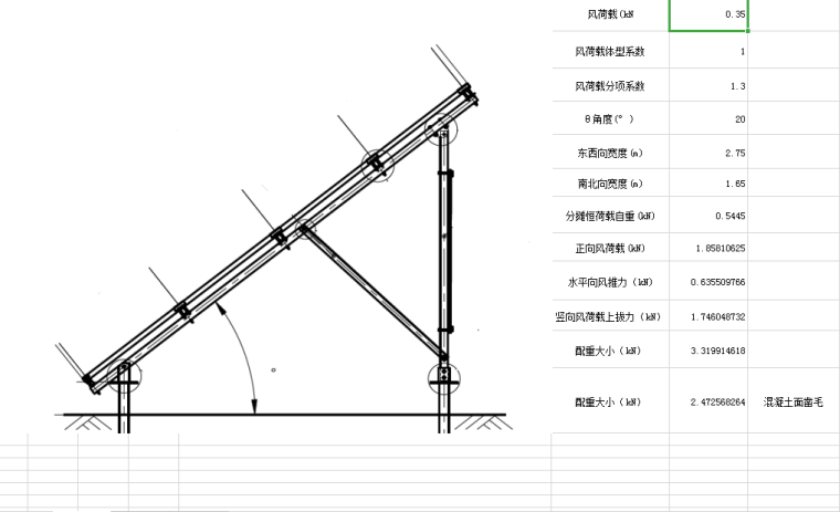 本资料为光伏辅助工具大全​-屋面分布计算