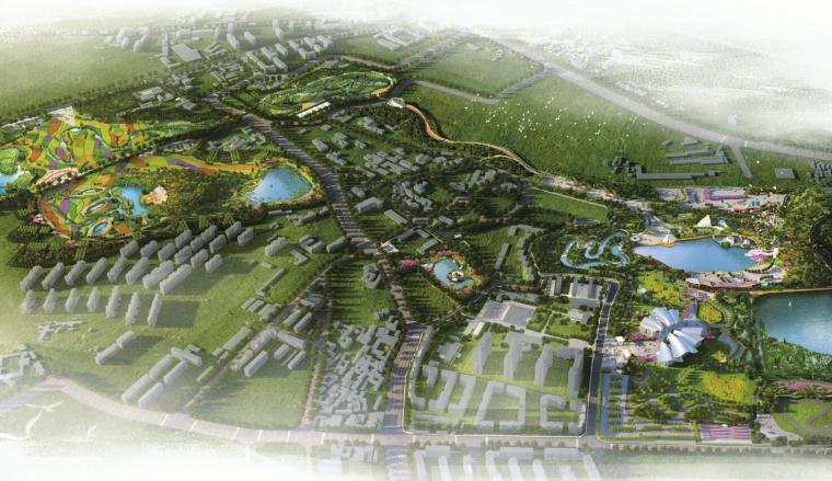 水上乐园单体平面资料下载-[新疆]水上乐园综合公园景观概念设计