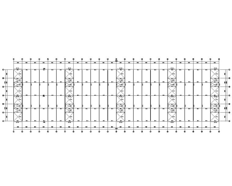 17米钢结构结构资料下载-48米双跨钢结构厂房结构施工图（CAD）
