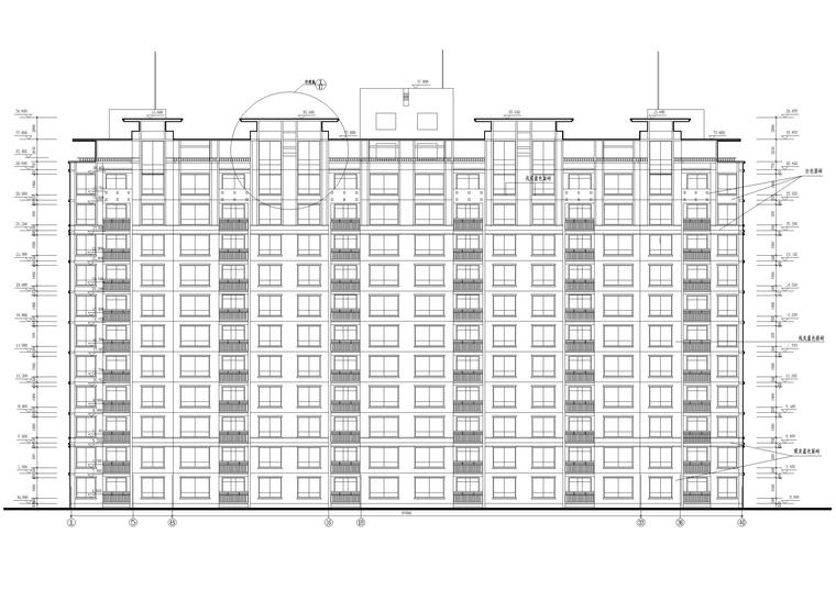 住宅楼建筑方案图纸资料下载-某12层高层住宅楼建筑方案图纸