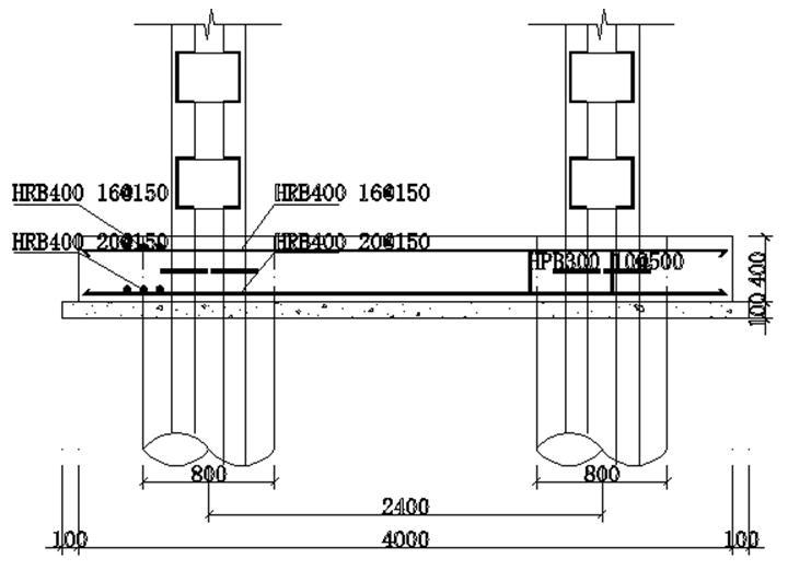 组合式塔吊基础施工专项方案_格构柱-下承台配筋图