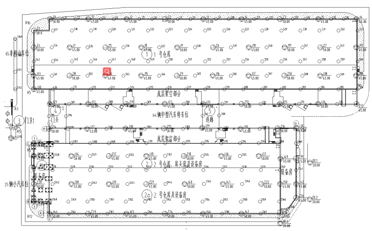 熔岩对桩基施工资料下载-混凝土仓库桩基及水泥搅拌桩图纸（含地勘）