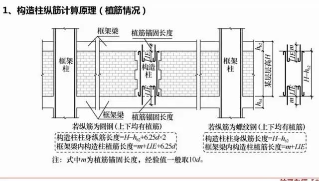 构造柱的钢筋标注图解图片