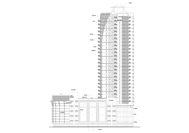 24层高层住宅户型资料下载-某32层高层住宅建筑方案扩初图