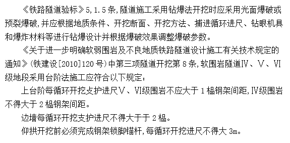 铁路隧道质量目标及质量保证措施-检查依据