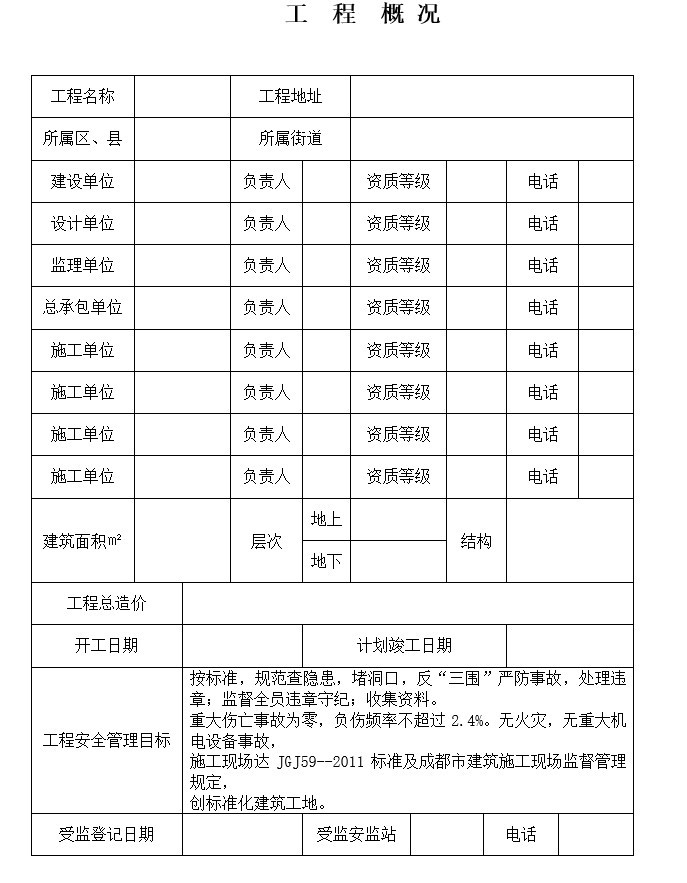 施工现场全套资料下载-施工现场安全生产保证全套现场资料