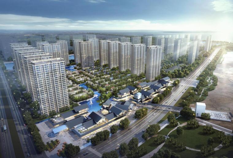 商业住宅方案设计资料下载-[江苏]现代滨水商业+住宅建筑方案设计