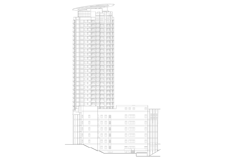 商场改造施工计划资料下载-某28层高层建施施工图纸全套（带商场）