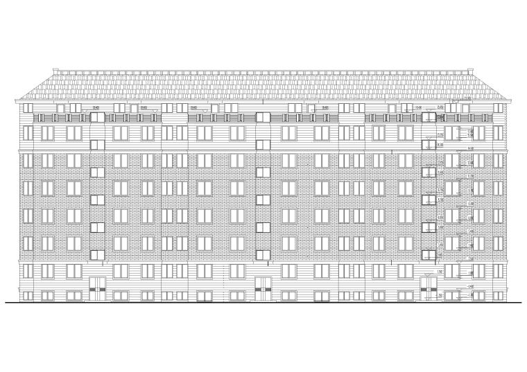 多层住宅项目图资料下载-​某八层坡顶多层住宅楼建筑施工图