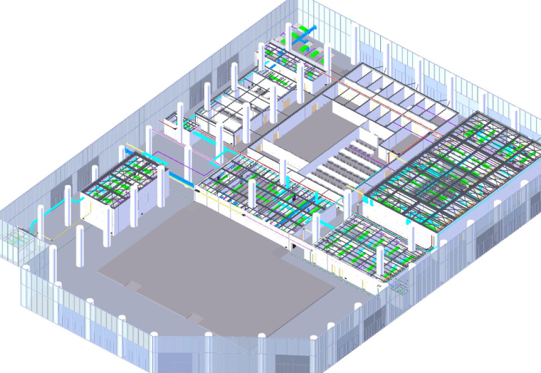 建筑装配式与机电预埋资料下载-装配式工业员项目BIM成果（建筑结构机电）