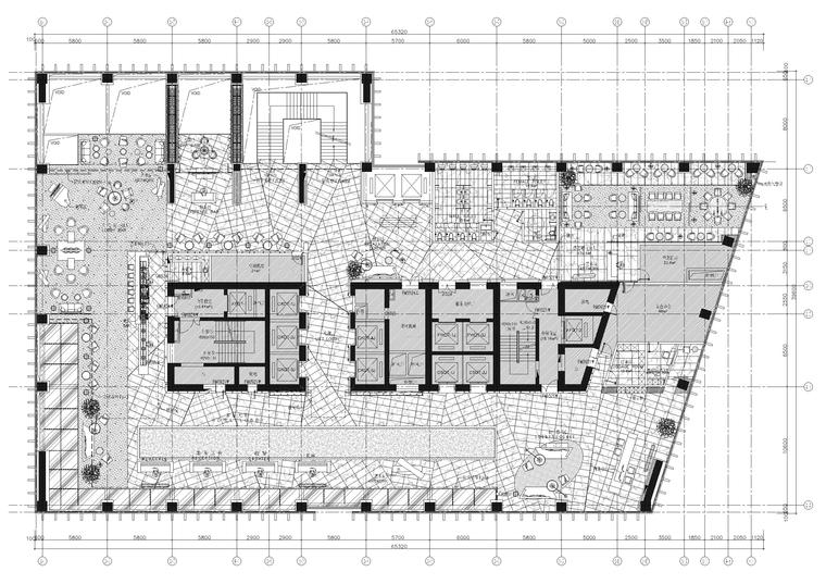 [重庆]五星级知名酒店设计工程施工图+效果-五十一层平面布置图