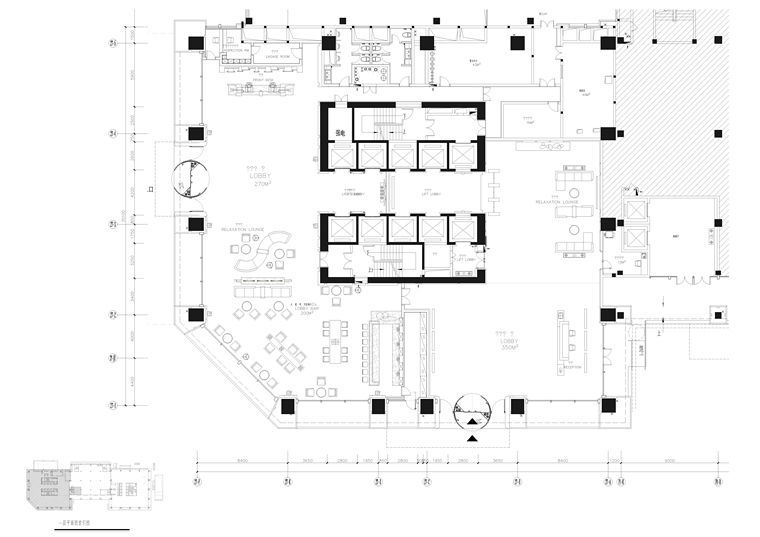 体验店装饰设计资料下载-[成都]商务酒店装饰设计全套施工图+效果图