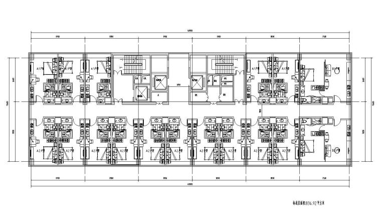 酒店式公寓户型平面图设计资料下载-酒店式公寓户型平面图设计