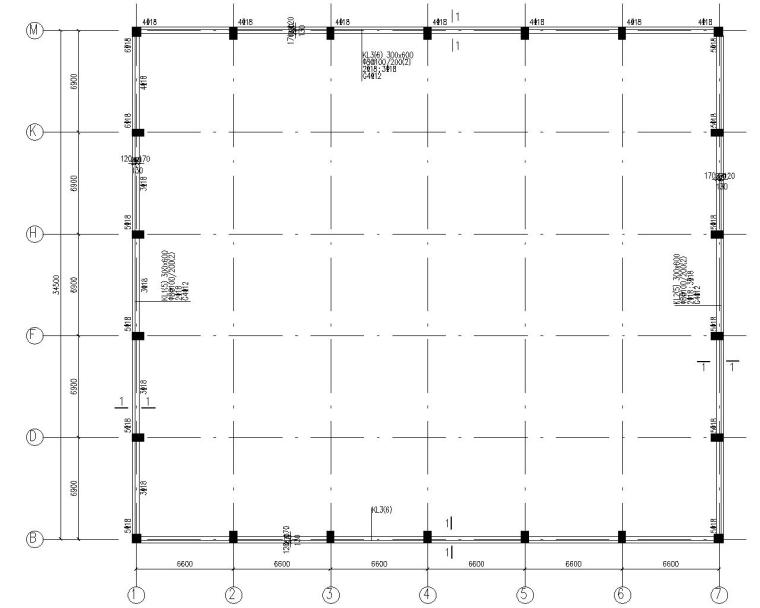 穹顶网架体育馆资料下载-某体育馆带网架钢结构施工图（CAD）