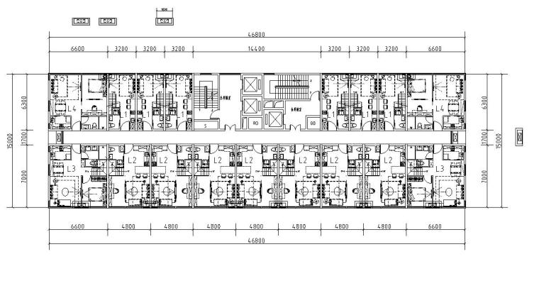 30平公寓平面图资料下载-loft公寓商墅户型设计平面图