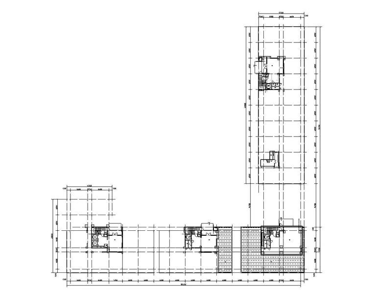 建筑户型平面设计资料下载-大型沌口公寓户型平面设计图