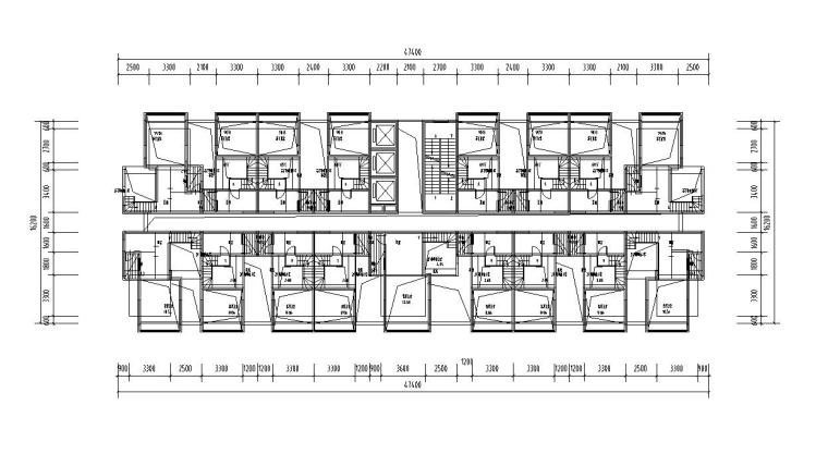 标准层住宅平面图资料下载-光明业尊复式公寓户型平面图设计