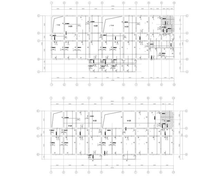 4层框架结构设计施工图资料下载-某四层政府办公大楼框架结构施工图（CAD）
