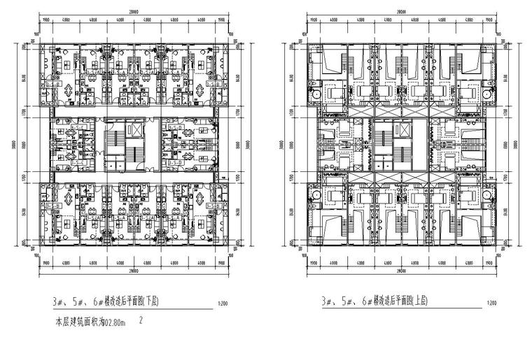 LOFT办公公寓楼户型设计图 (3)