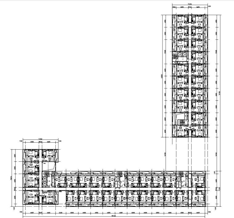 大型沌口公寓户型平面设计图 (1)