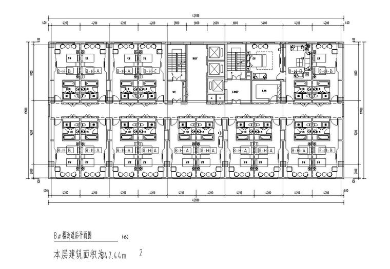 LOFT办公公寓楼户型设计图 (5)