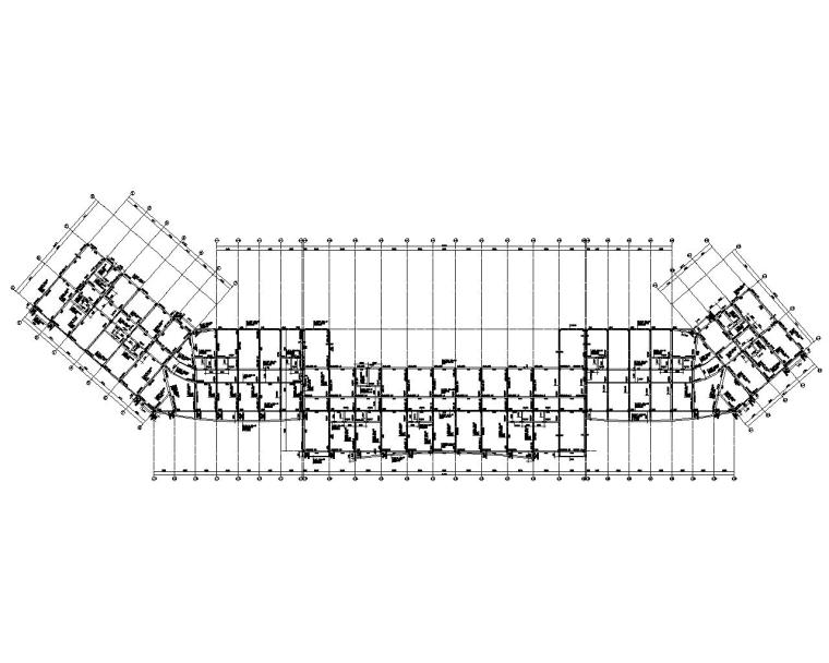 某五层商业混凝土结构施工图（CAD）-结构配筋图