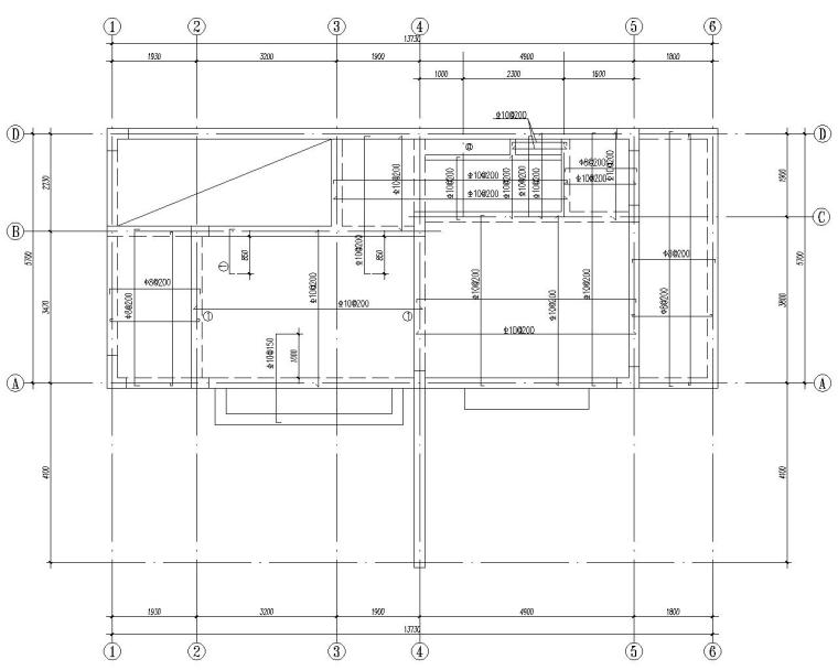 某别墅施工图全套图纸资料下载-某三层海边别墅结构施工图（CAD）