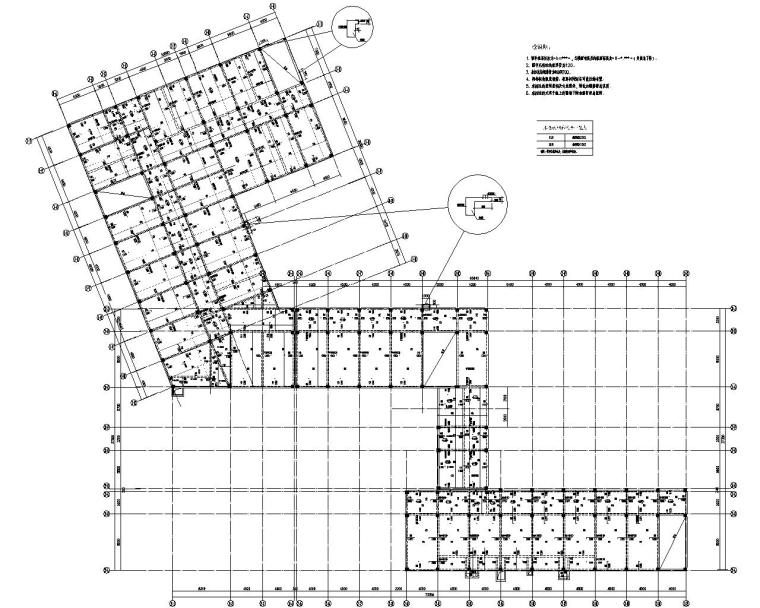教学楼设计CAD效果图资料下载-6层教学楼混凝土结构施工图（CAD）