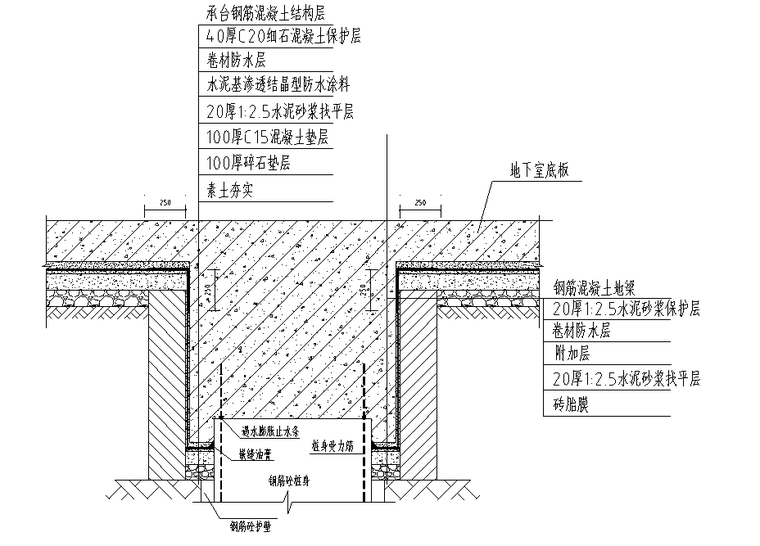 地下室施工防水方案资料下载-商住楼地下室防水施工方案