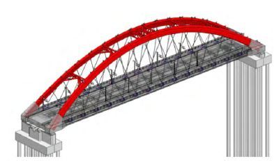 铁路系杆拱桥cad资料下载-高速铁路系杆拱桥BIM应用