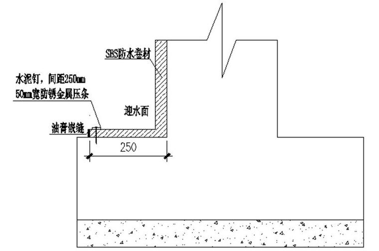 高层办公构造节点大样资料下载-框筒结构办公楼防水工程施工方案