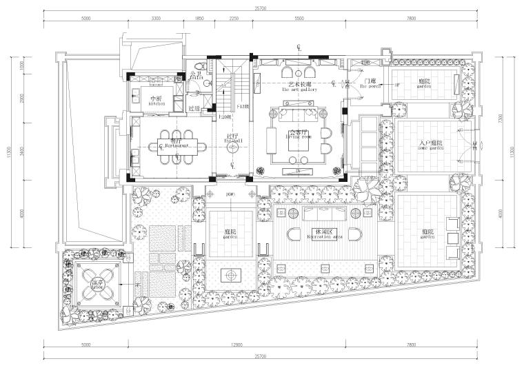 [广东]佛山四层别墅样板房施工图+效果图