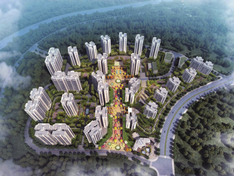 山地型地块设计资料下载-重庆市江北海尔路山地住宅项目投标方案文本