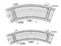园路铺装标准化设计-灰色弧线石材铺装样式