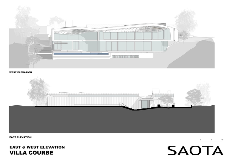 瑞士库尔贝别墅-CH_Capite_A_2602_-_EAST___WEST_ELEVATION_20200214