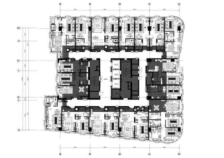 小型复式公寓结构施工图资料下载-[江苏]南通雅诗阁酒店式公寓施工图+效果图