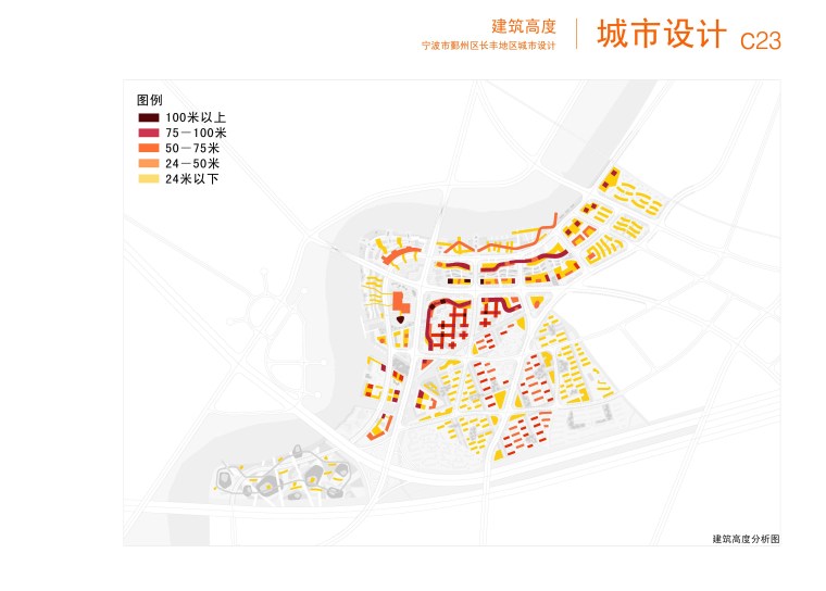 景观空间分析案例资料下载-景观常规分析图+空间形态