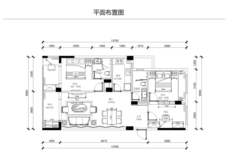 中式东方禅意酒店资料下载-新中式样板房中式禅意概念方案设计