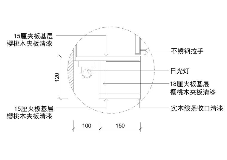 螺旋楼梯剖面大样资料下载-室内5套茶水台节点大样剖面详图