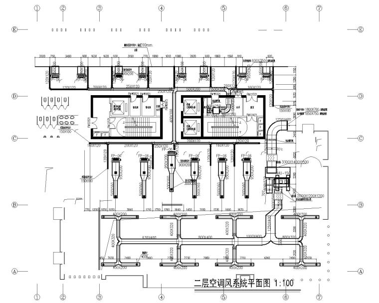 某工程施工图和建筑图资料下载-贵州某大学扩建工程暖通施工图