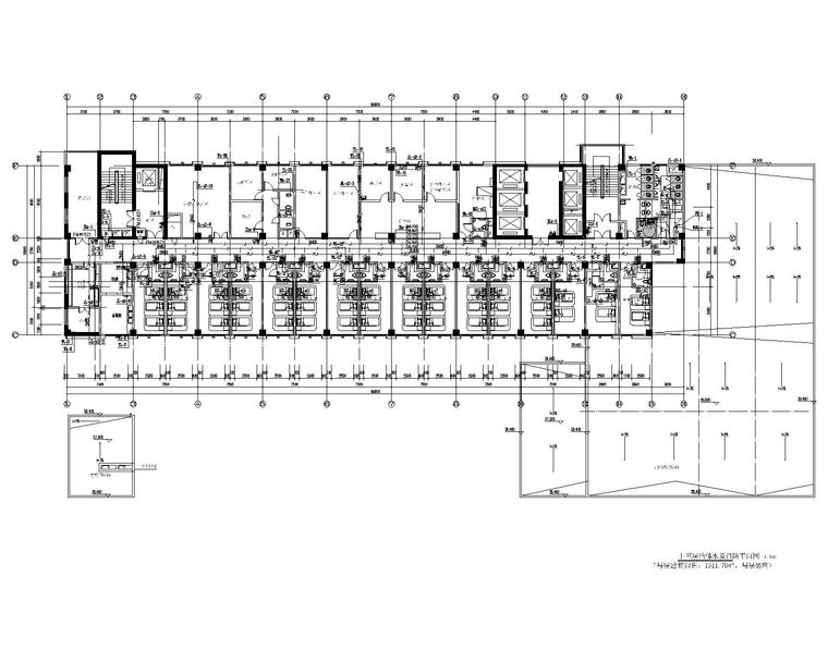 贵州省人民医院二期给排水施工图-十三层给排水及消防平面图