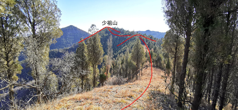 站在父母山,鸟瞰少祖山来龙   2,美女照镜   龙从太行而来,祖山高大