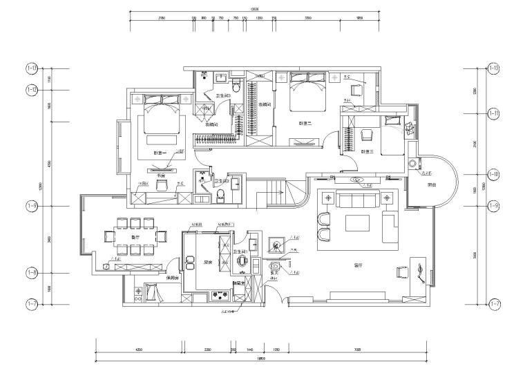 室内设计方案施工节点图资料下载-[浙江]宁波阳明山庄样板房室内设计施工图