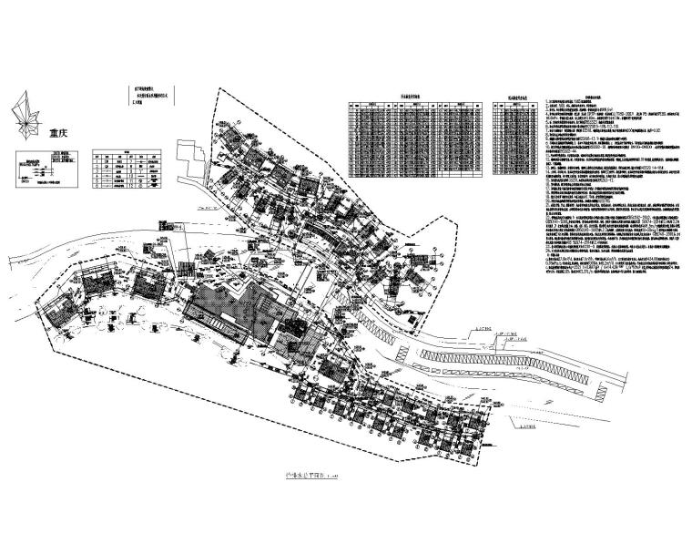 城口建筑设计资料下载-休闲农庄给排水施工图纸（清单及招标文件）