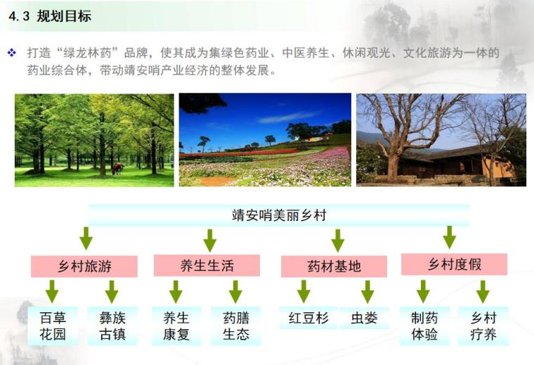 [云南]宜良县靖安哨美丽乡村景观设计-规划目标