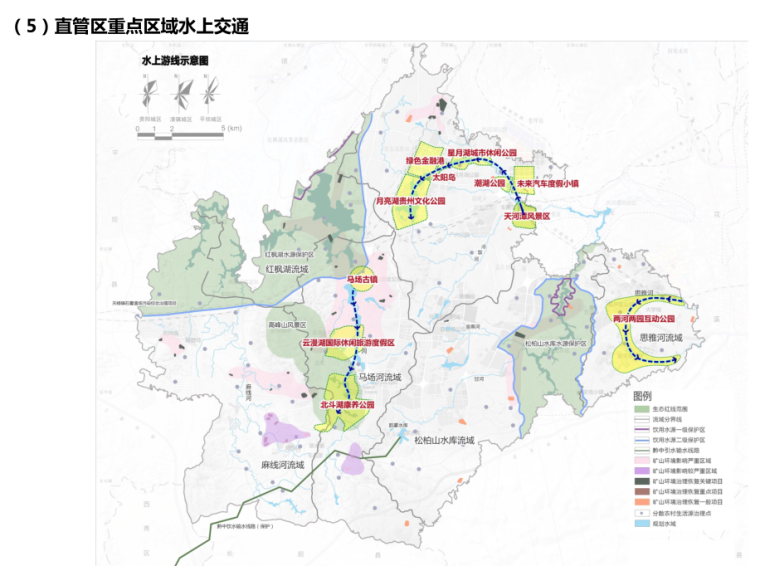 [贵州]贵安新区全域旅游发展总体规划设计-直管区重点区域水上交通