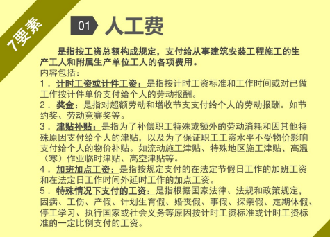 工程量清单报价以及软件的应用-人工费